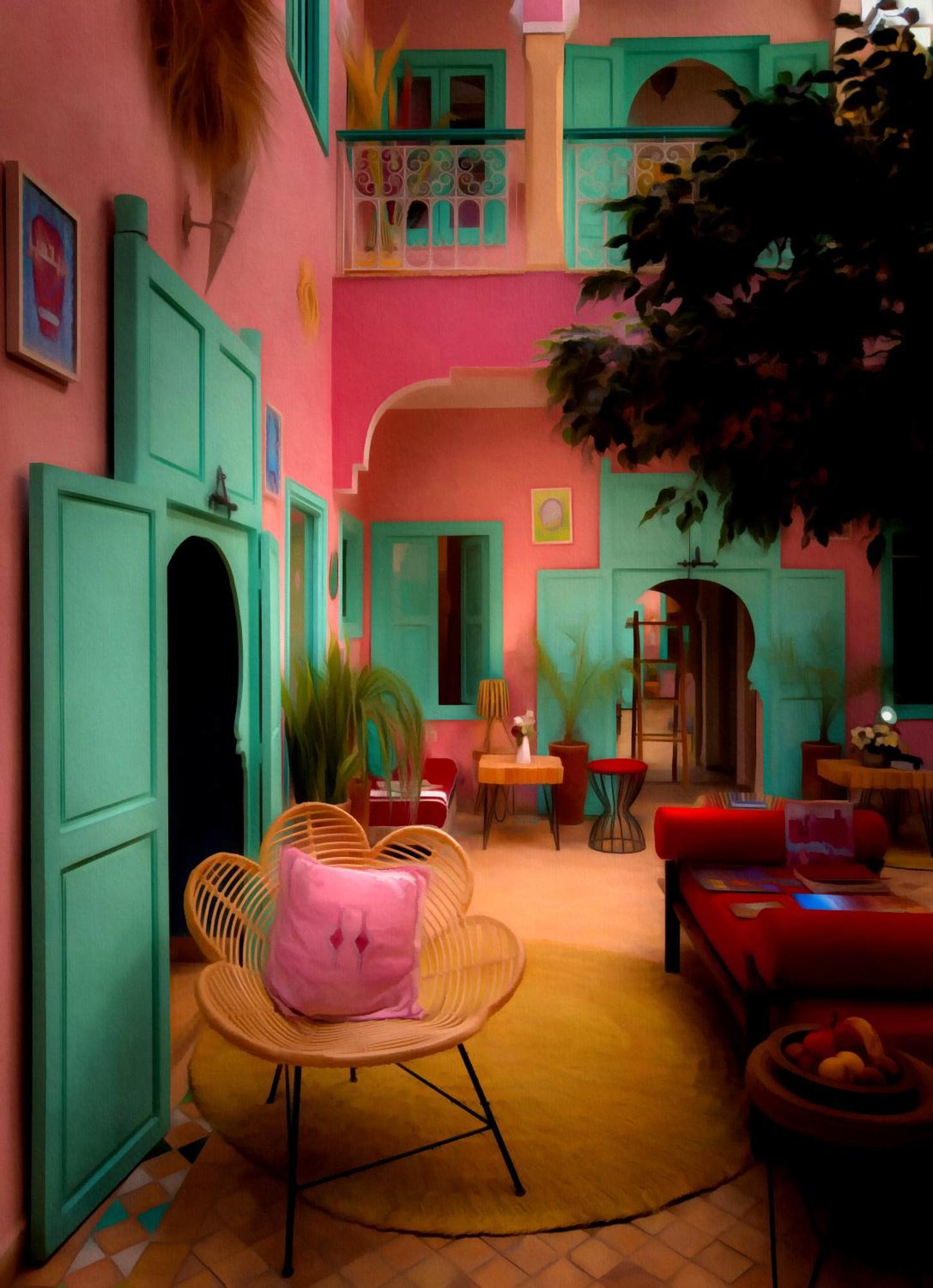 Riad Lauriers Blancs Marakeş Dış mekan fotoğraf